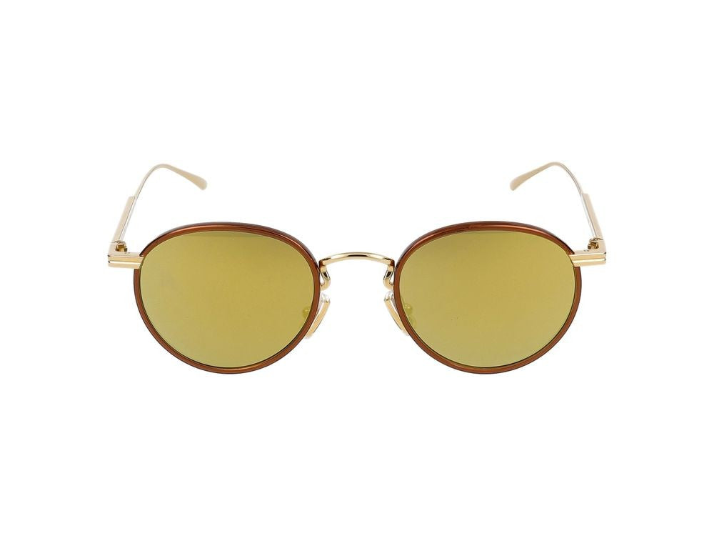 Bottega Veneta Sunglasses Bottega Veneta Bv1389s 004 Gold Gold Gold 48/21/140