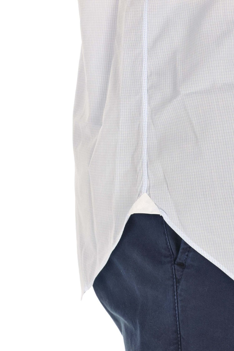 Finamore Napoli Line Micro Check Tailored Shirt