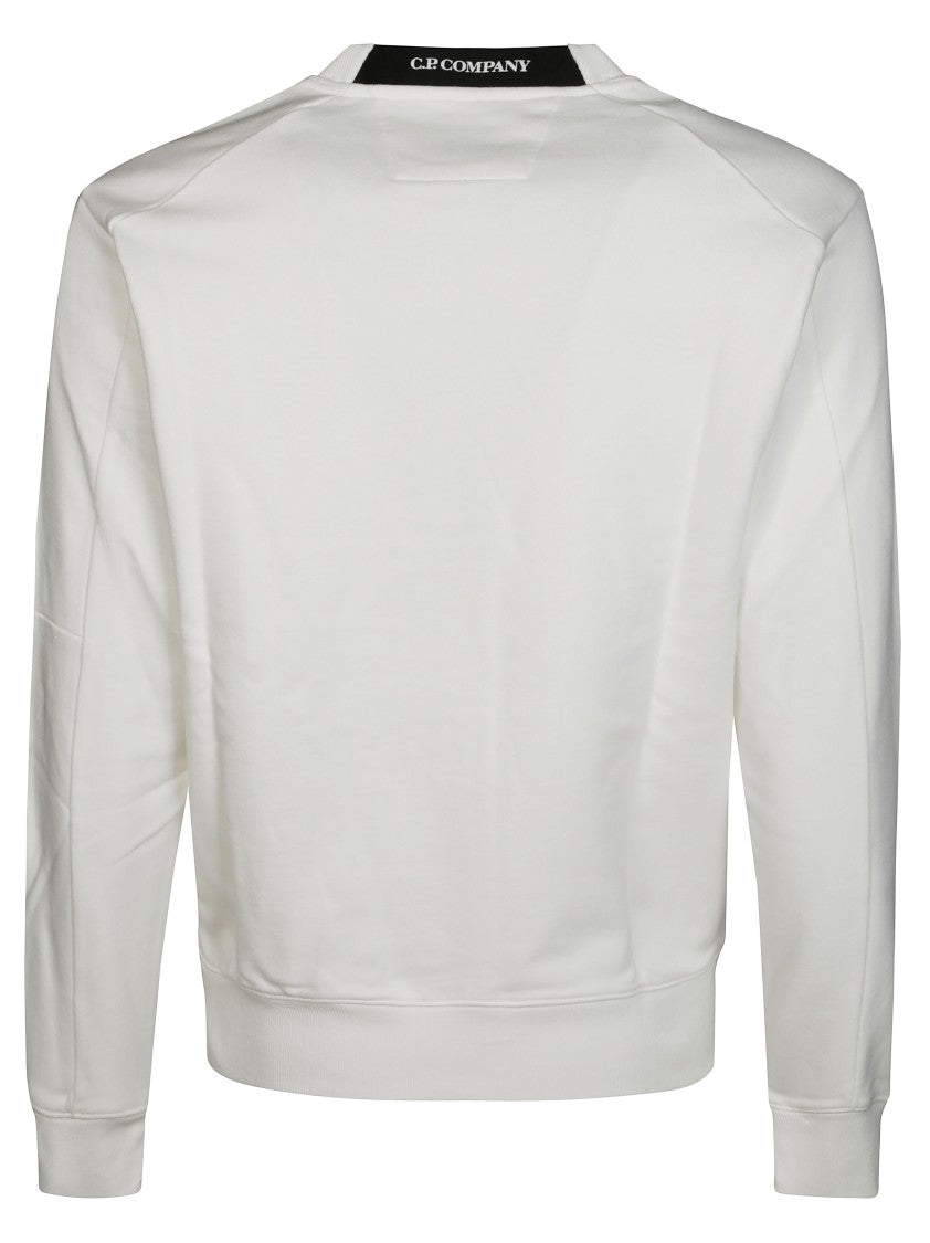 C.P. Company Sweatshirts Crew Neck In Diagonal Raised Fleece