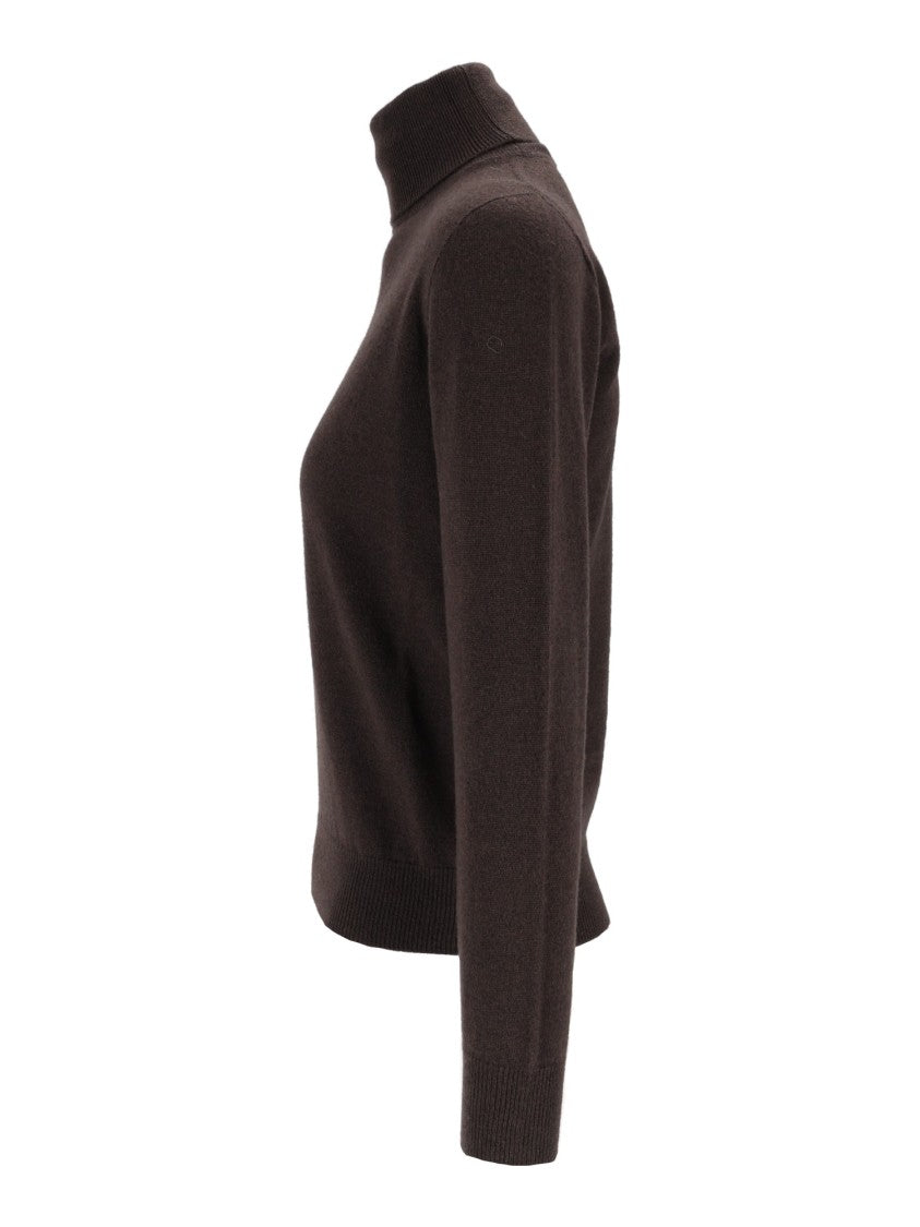 Kangra Cashmere Seamless Rollneck Ribbed Turtleneck Sweater