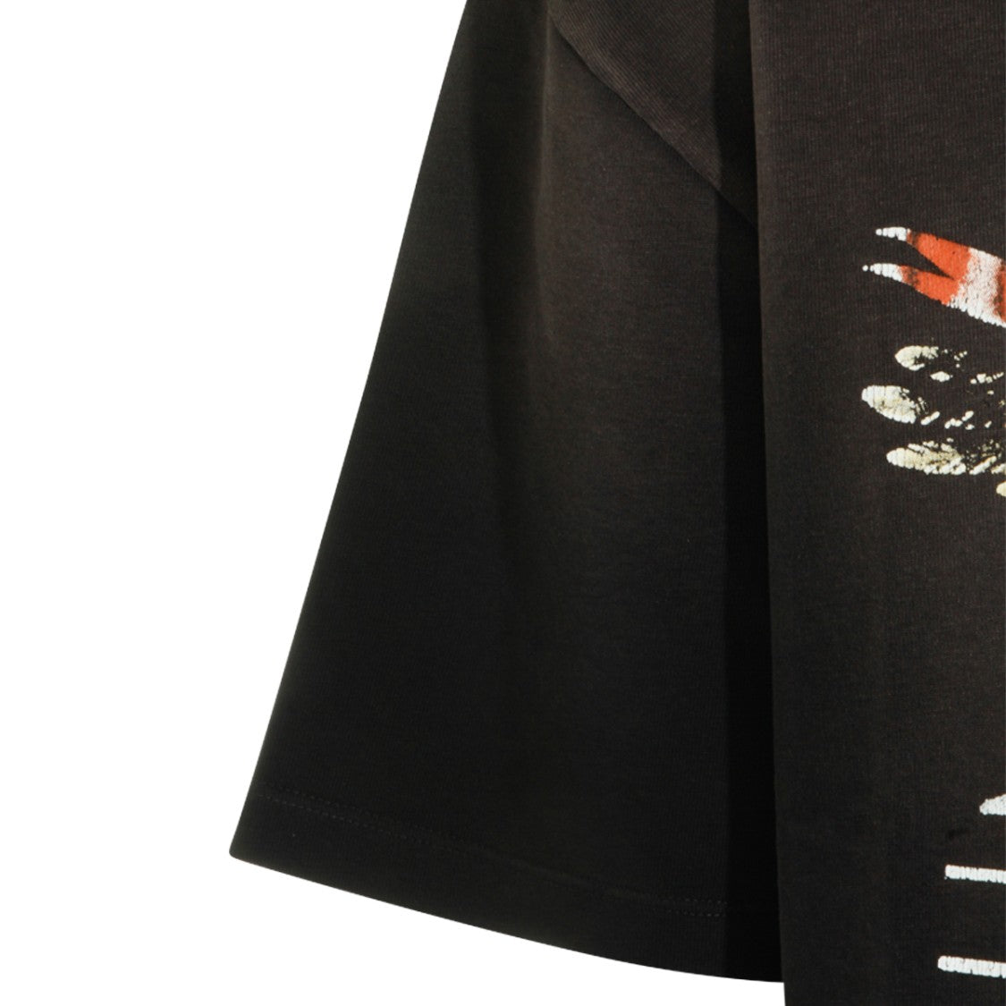 Amiri Black Cotton Eagle Vint T-Shirt