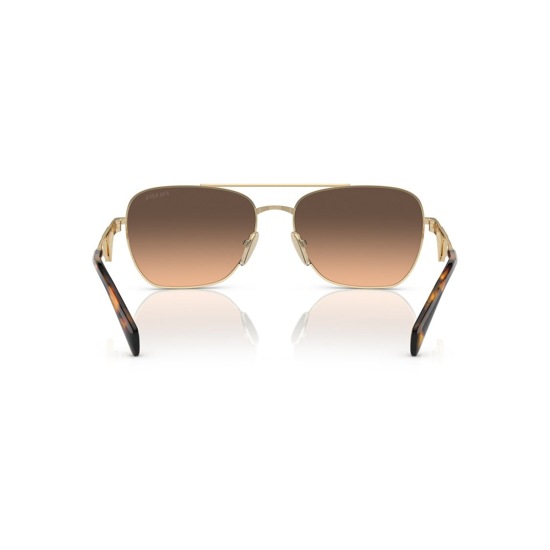 Prada 0Pr A50s Rectangular Gradient Brown Lenses