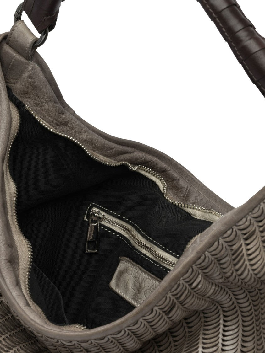 Giancarlo Nevola Textured Calf Leather Shoulder Bag