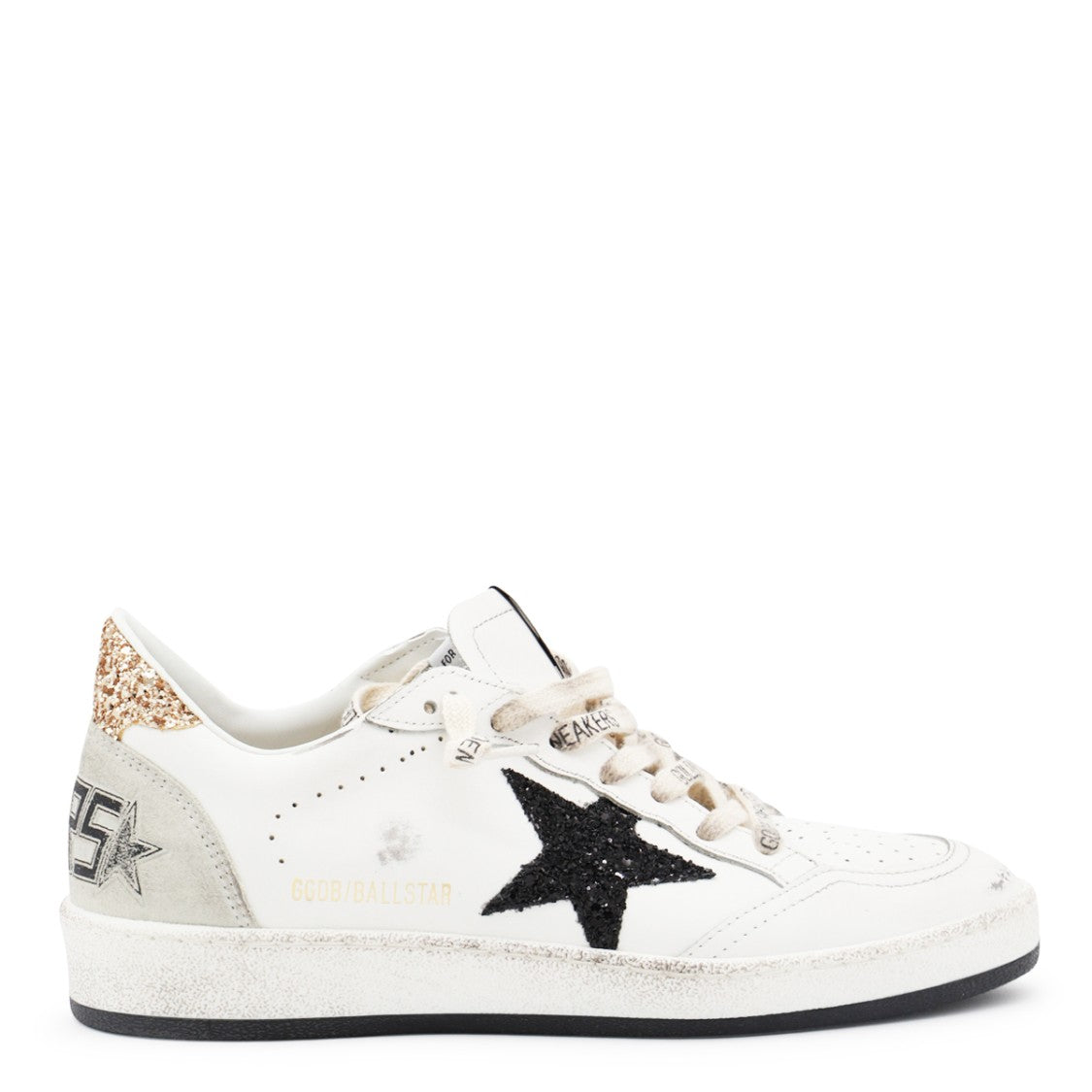 Golden Goose White Ball Star Leather Low Top Sneakers