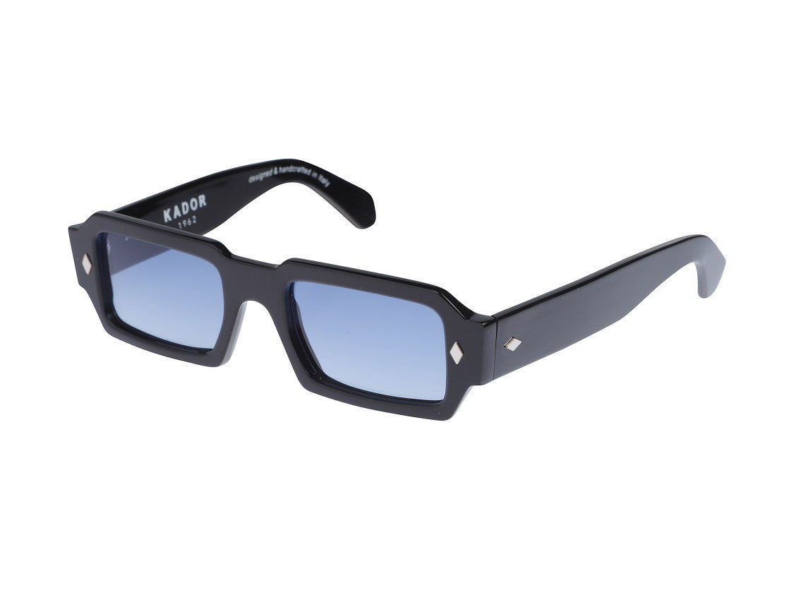Kador Blue Rock Star Gradient Oversized Square Sunglasses