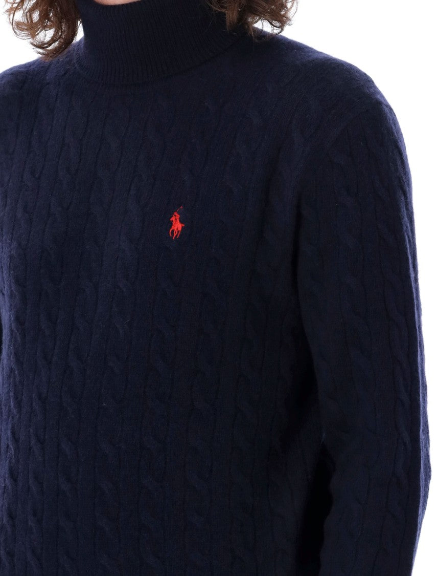 Polo Ralph Lauren Cable Knit High-Neck Sweater