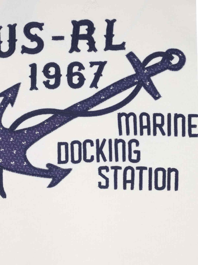 Polo Ralph Lauren Logo Crewneck Sweatshirt – White