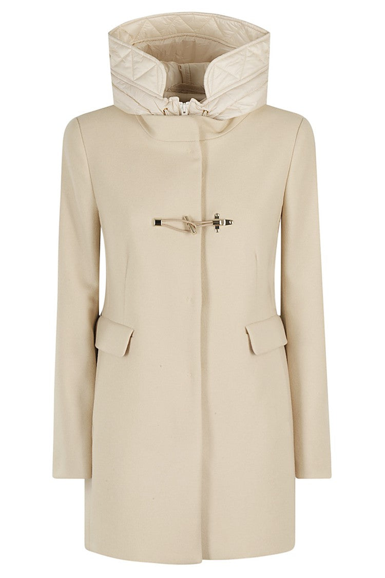 Fay Nylon Front Db Toggle Coat