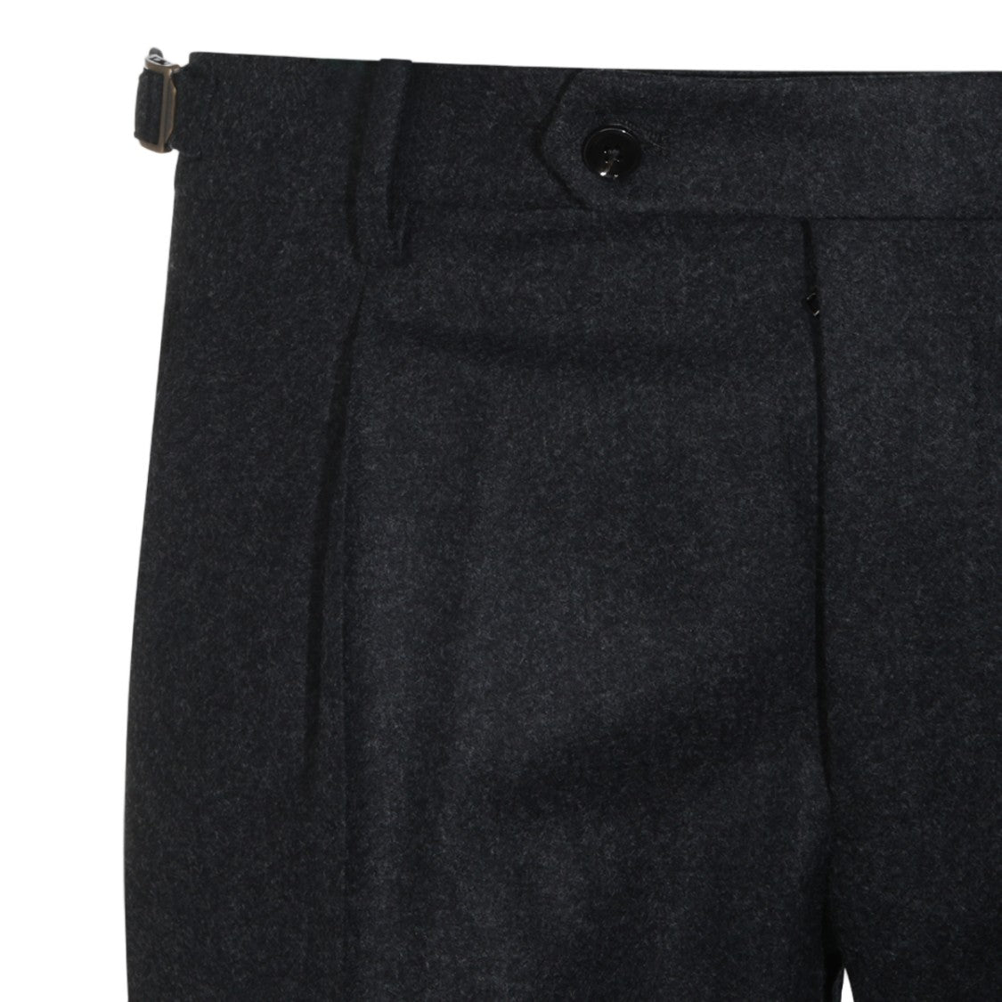 Berwich Black Cuffed Tailored Straight-Leg Pants