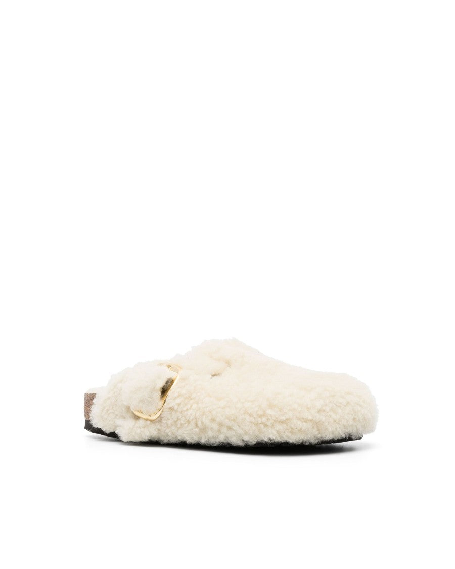 Birkenstock Shearling Boston Slip-On Shoes