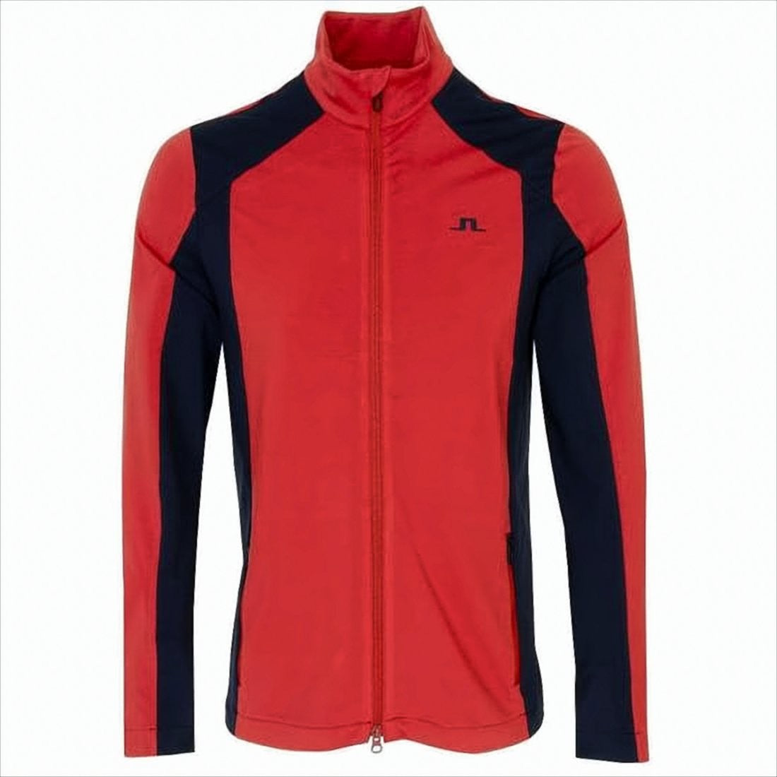 J Lindeberg Color-Blocked High Collar Activewear Jacket