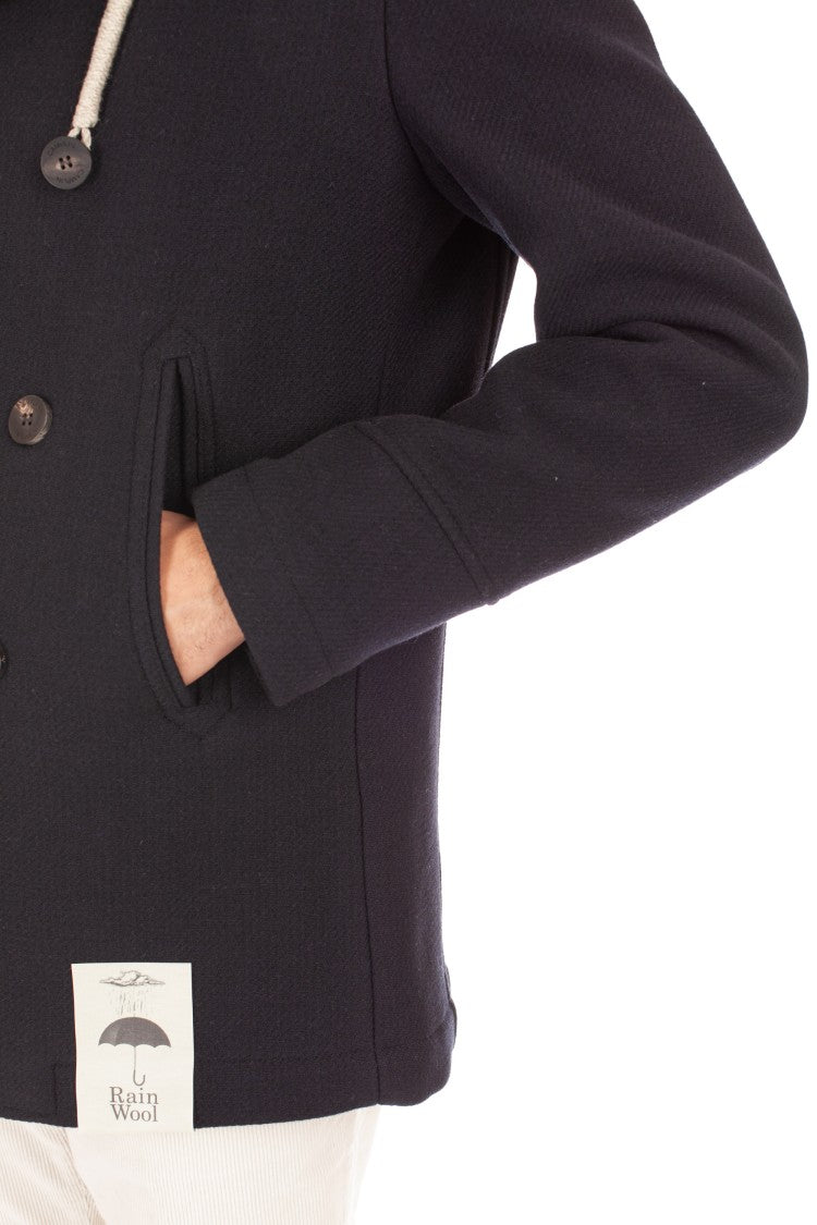 Camplin Air-Warm Padded Double-Breasted Peacoat
