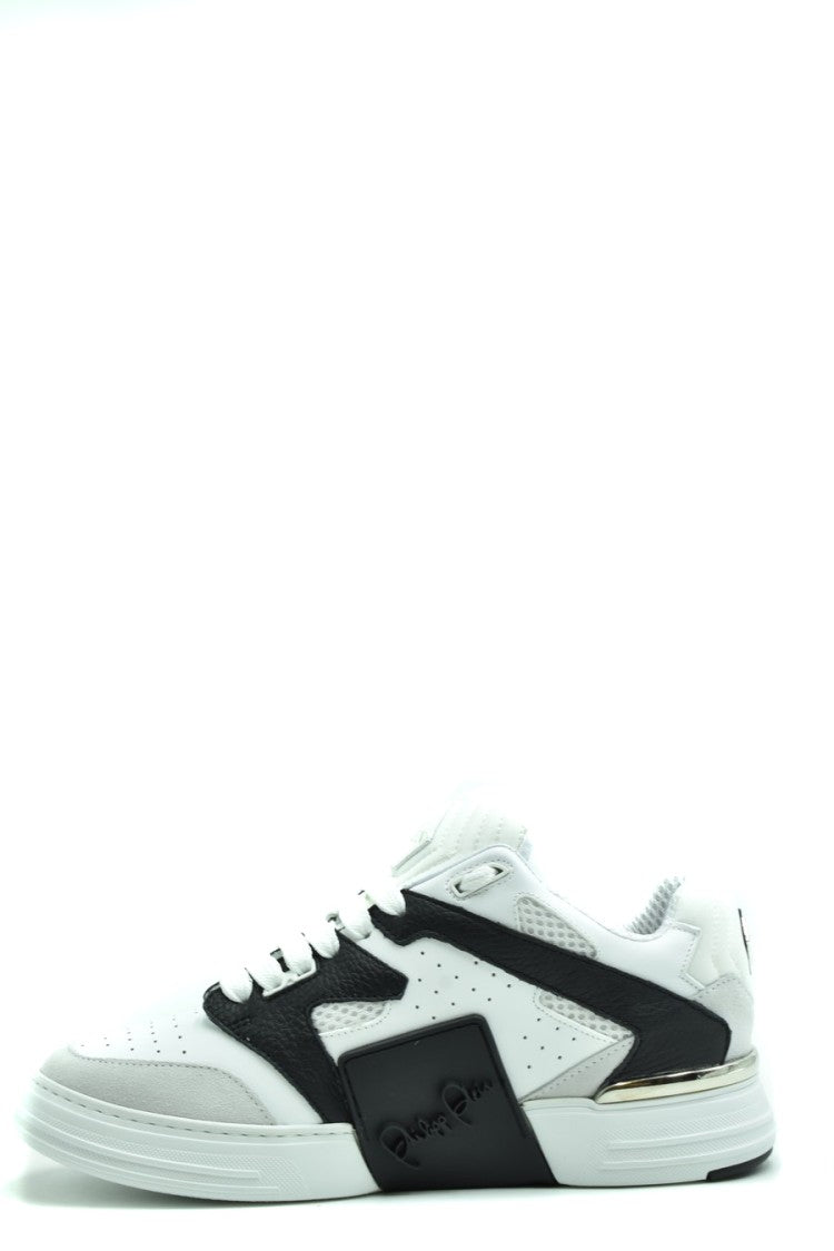 Philipp Plein Multicolor Leather Sneakers With Embossed Branding