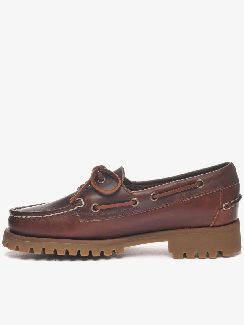 Sebago Ranger Waxy Moccasin-Inspired Flats