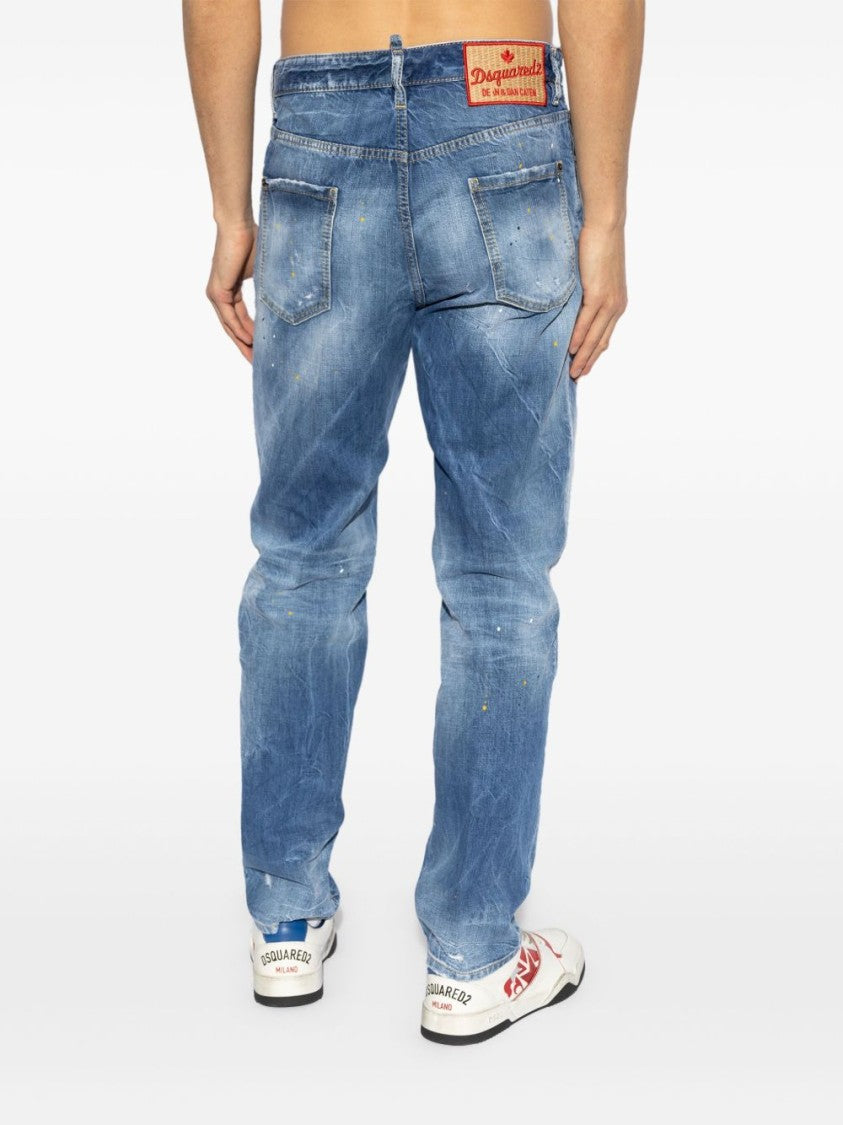 Dsquared2 Powder Blue Denim Trousers