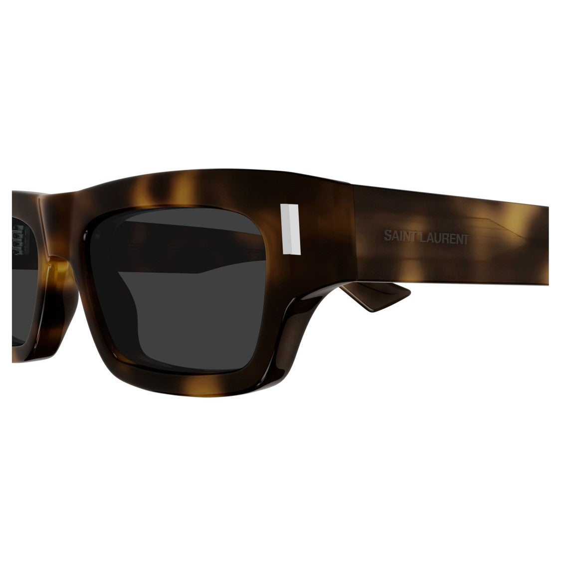 Saint Laurent Sl 837 Rectangular Tortoiseshell Sunglasses