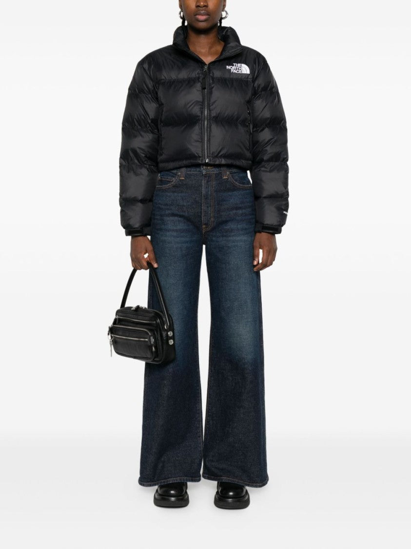 The North Face Cropped High Collar Quilted Down Jacket