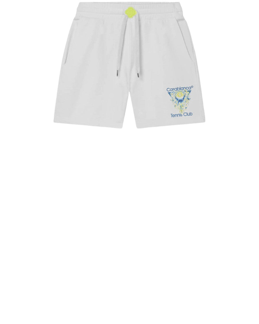 Casablanca White Cotton Shorts