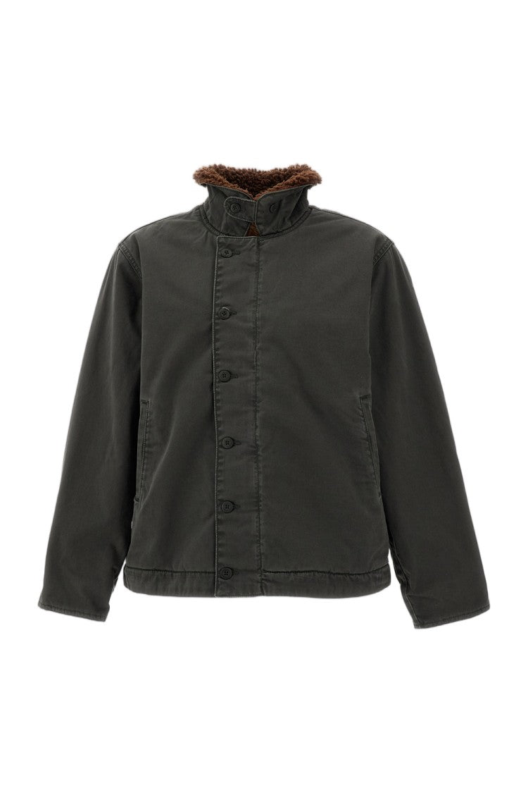 Levi's Green Deck Sherpa-Lined Cotton Jacket