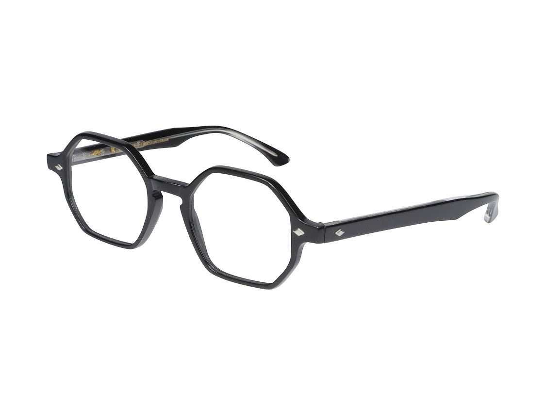 Kador Silver Octagon Octagonal Eyeglasses