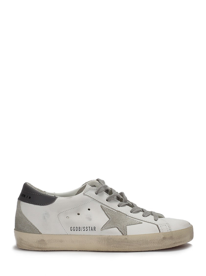 Golden Goose Super-Star Sneakers With Leather