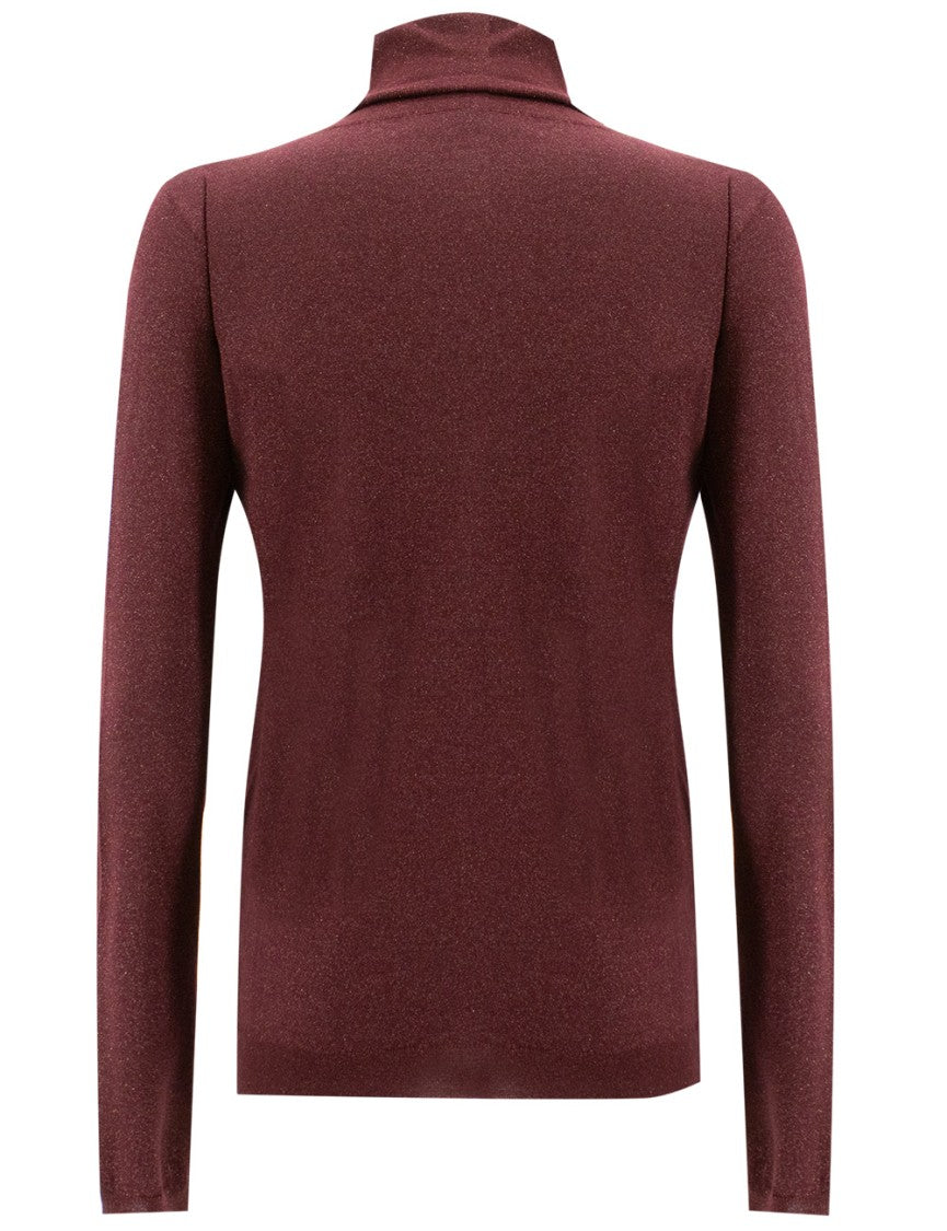 Brunello Cucinelli Finely Knit Turtleneck Sweater With Shimmering Texture