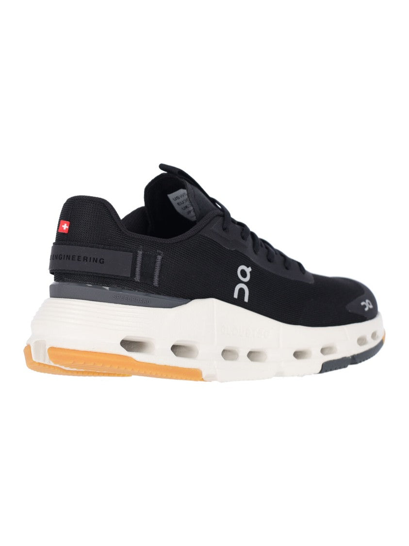 On Black Cloudnova Form 2 Fabric Sneakers