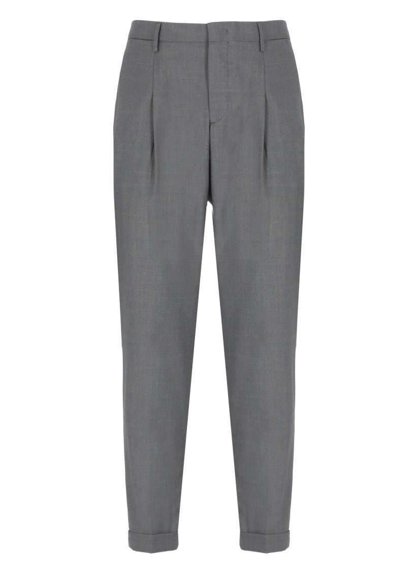 Briglia Grey Virgin Wool Pants