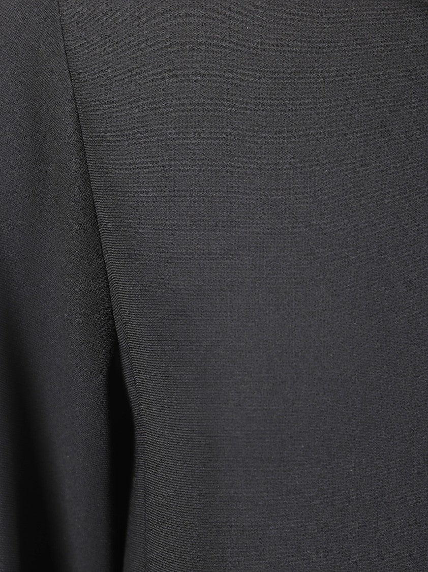 Alberto Biani Button-Back Long Dress With Side Slit