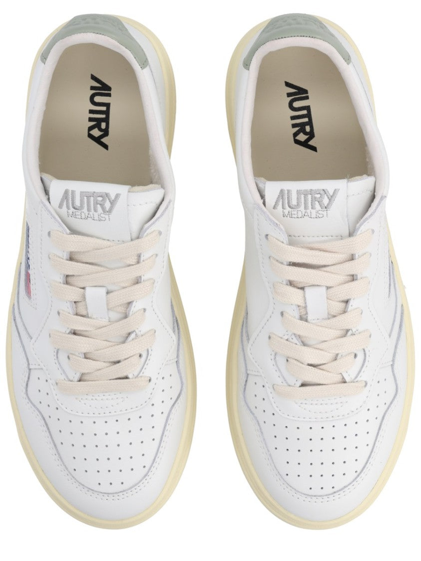 Autry Medalist Low Perforated Suede Overlays Sneakers