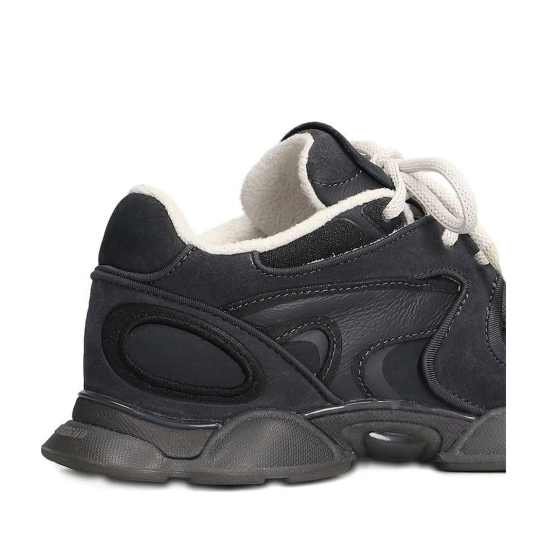 Axel Arigato Black Eris Textured Panels Contrasting Laces Sneakers