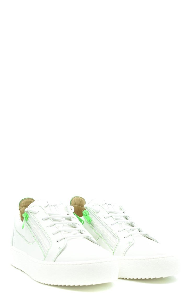 Giuseppe Zanotti Low-Top White Leather Sneakers