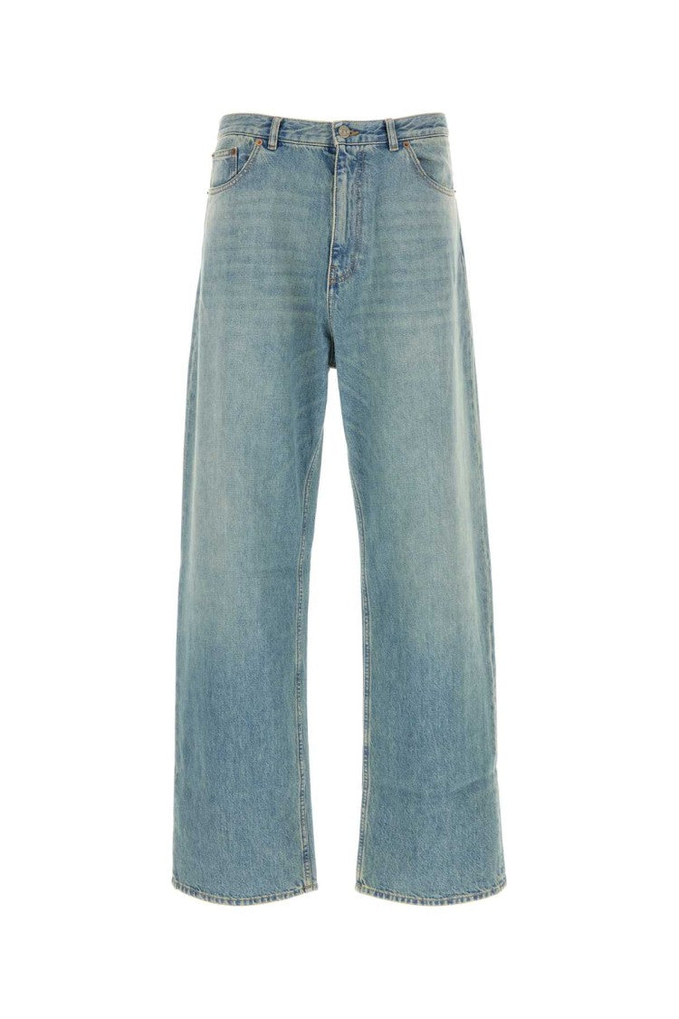 Valentino Garavani Relaxed Wide Leg Denim Jeans
