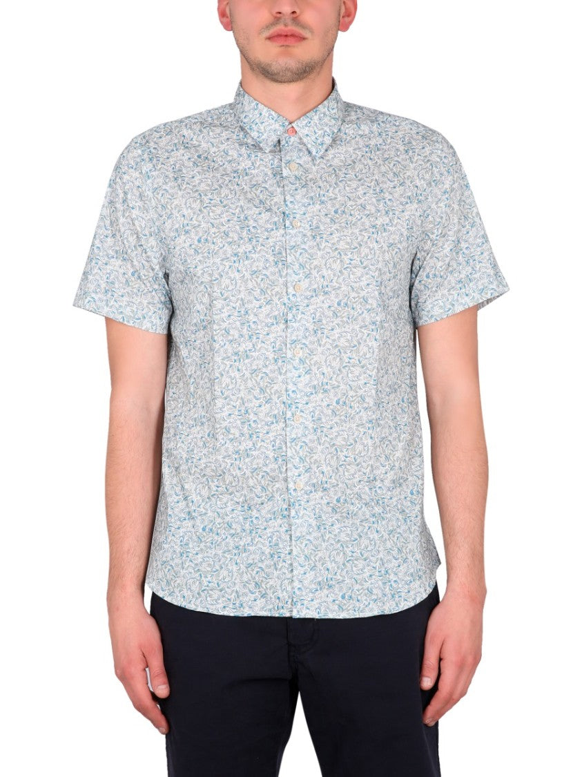 Ps Paul Smith Wave Print Shirt