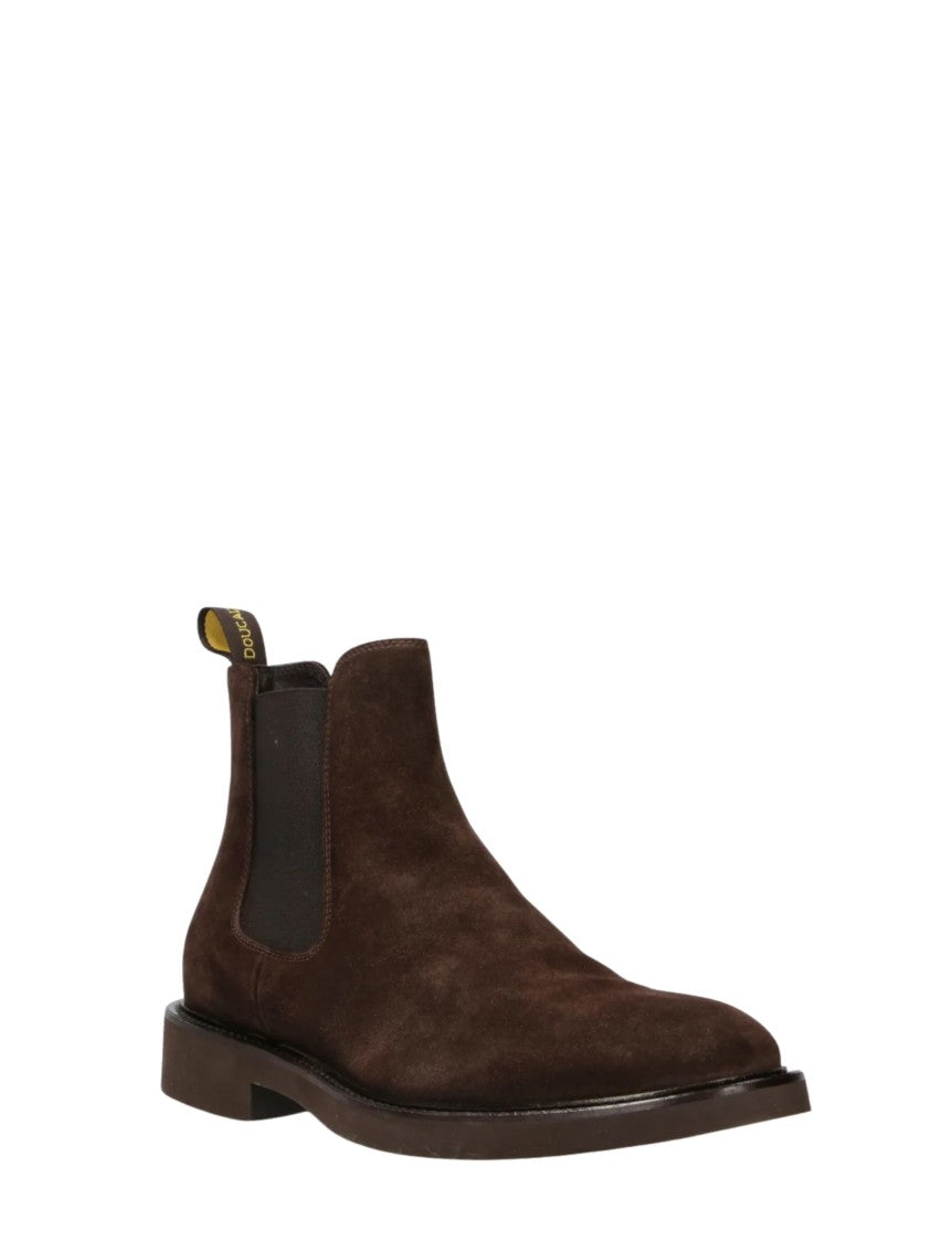 Doucal's Brown Beatles Suede Boots