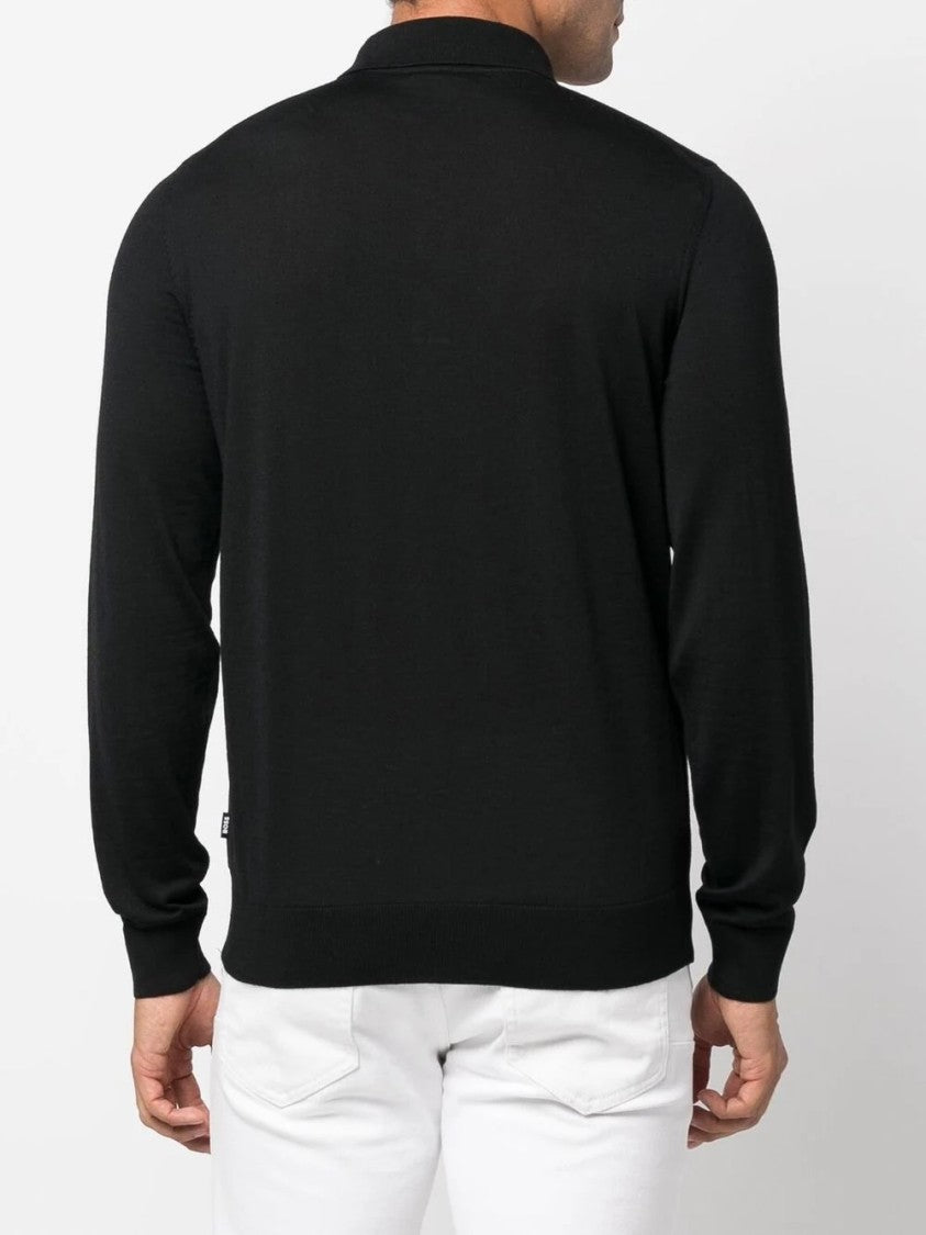 Hugo Boss Lancione Long-Sleeve Polo Shirt