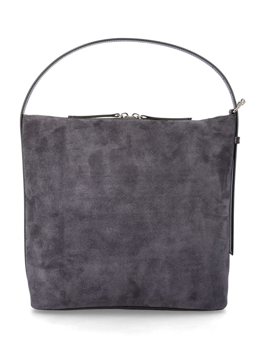 A.P.C. Sac Vera Smooth Leather Double-Zip Tote Bag