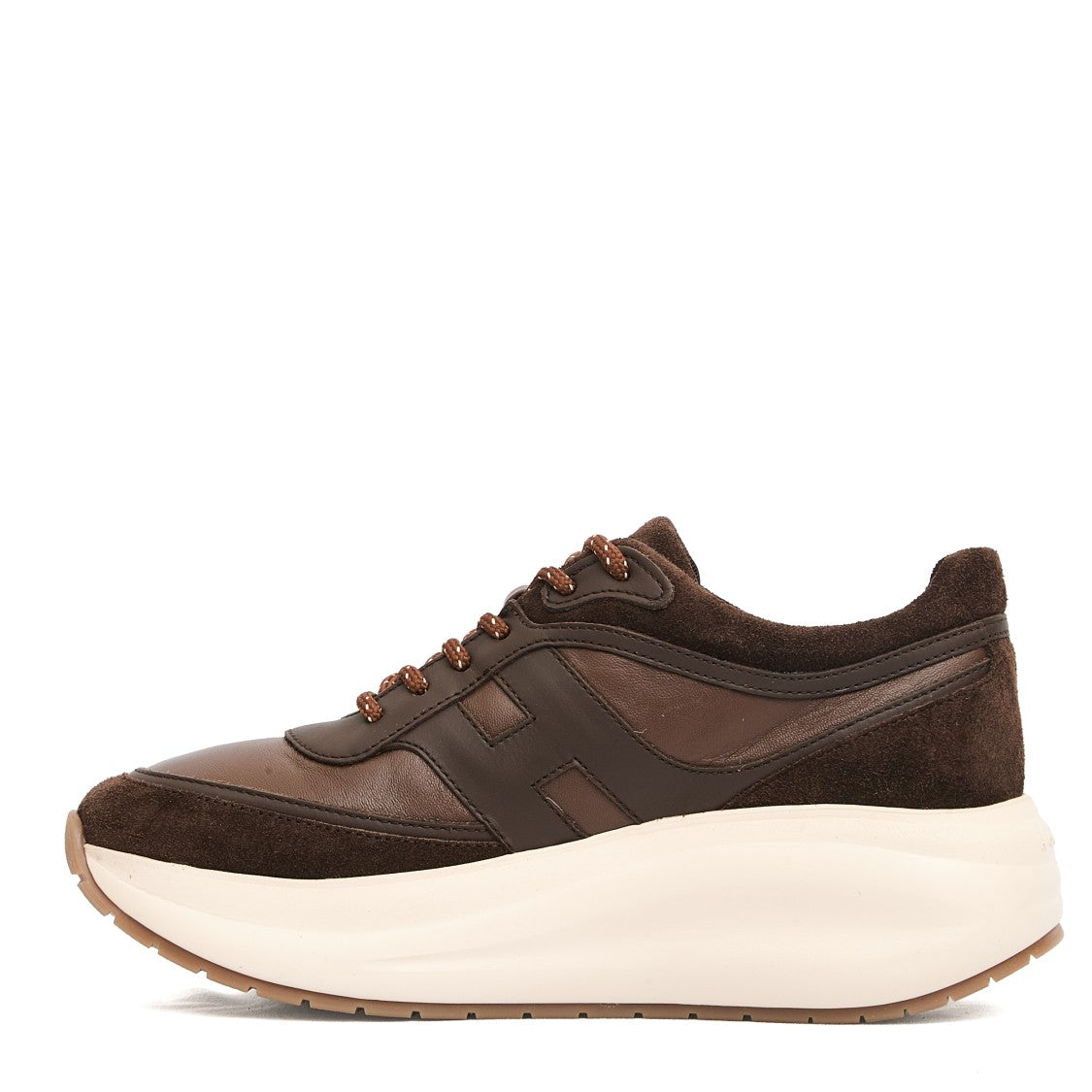 Hogan H696 Cam Brown Running Sneakers