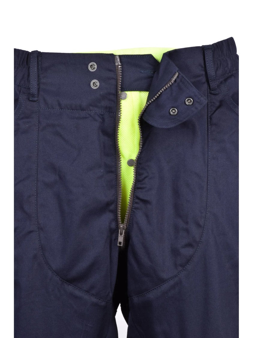 Vivienne Westwood Multicolor Cotton Chap Track Trousers With High Waist And Practical Pockets