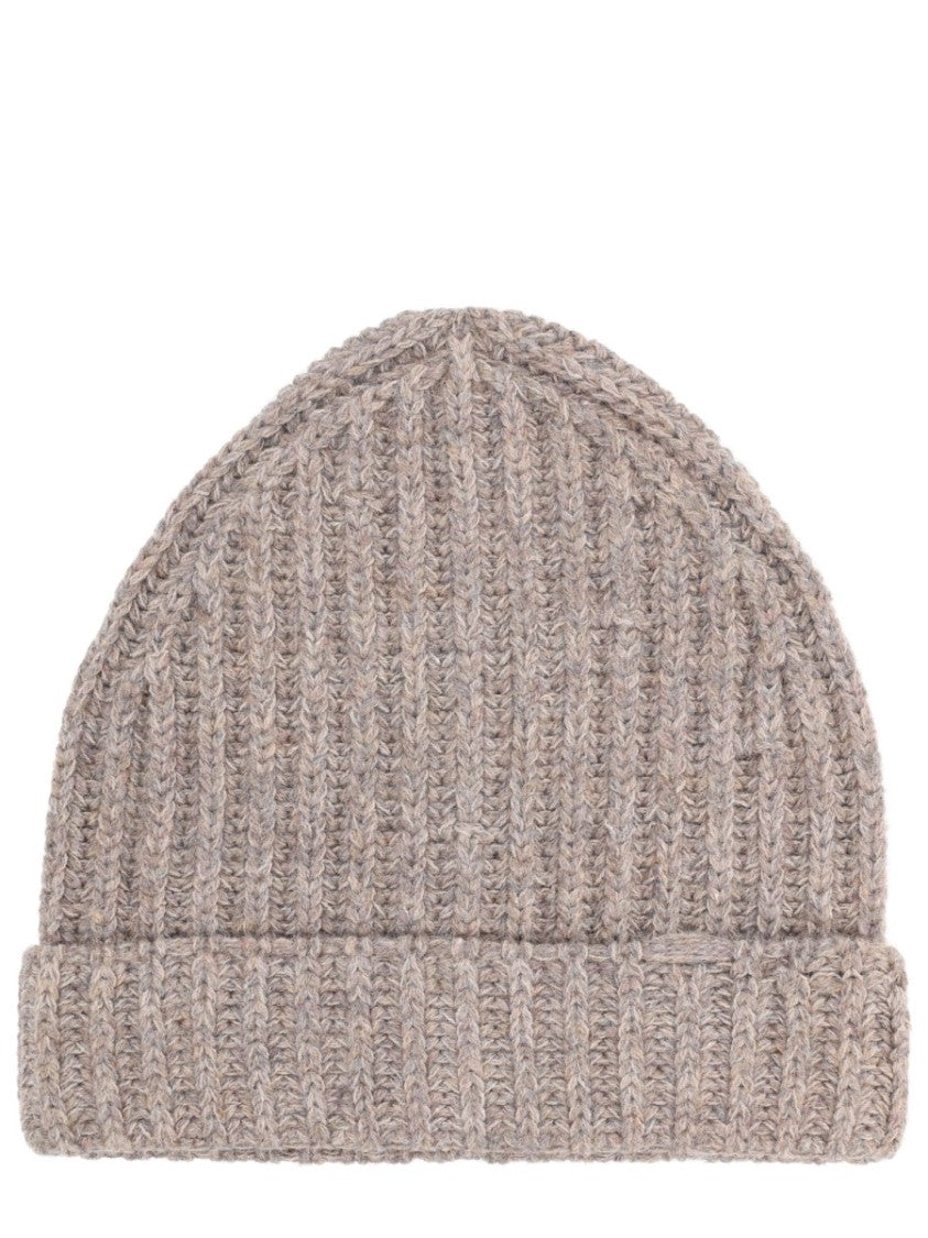 Maison Margiela Ribbed Knit Beanie In Virgin Wool