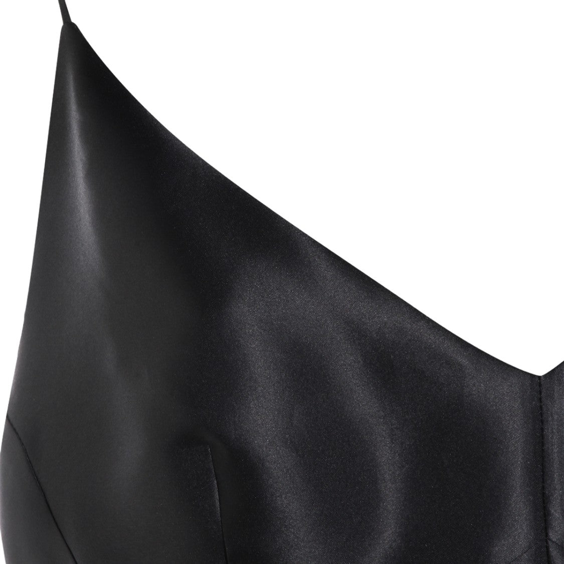 Alberta Ferretti Flowing Black Midi Dress