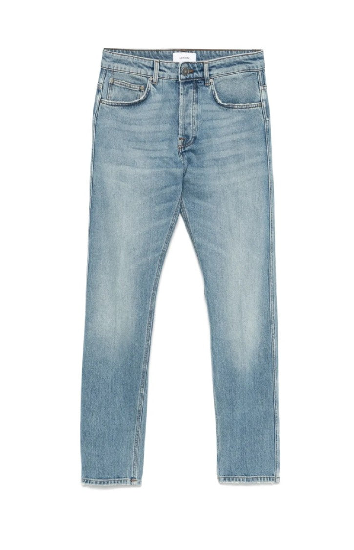 Lardini Light Blue Tailored Denim Trousers