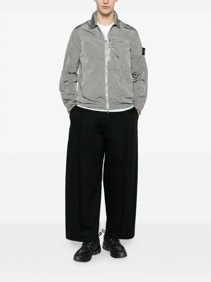 Stone Island Lightweight Long-Sleeve Shirt With Zippered Details