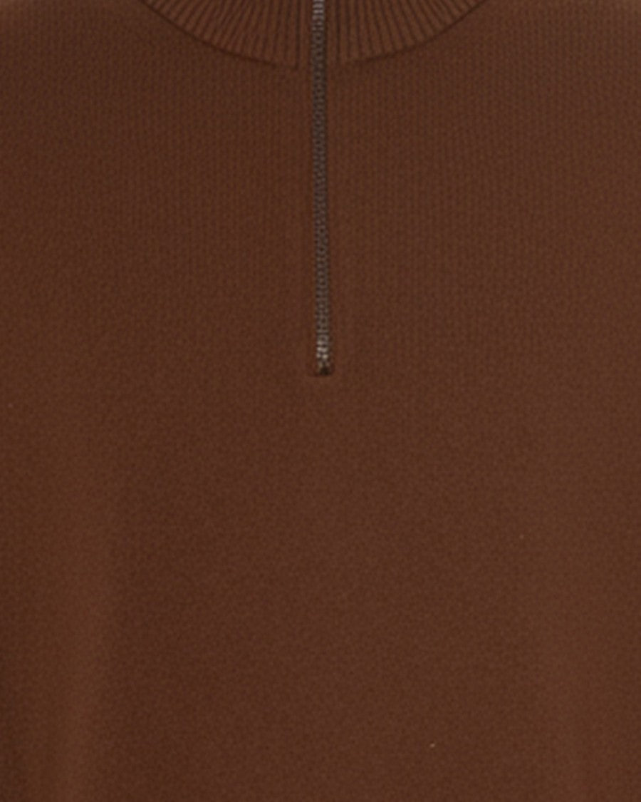 Alpha Studio Tobacco Cashmere Turtleneck