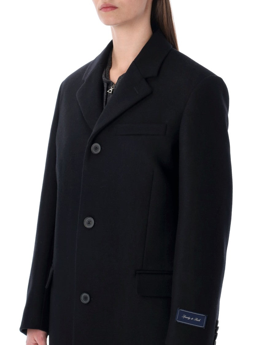 Sporty And Rich Sporty Rich Long Wool Coat