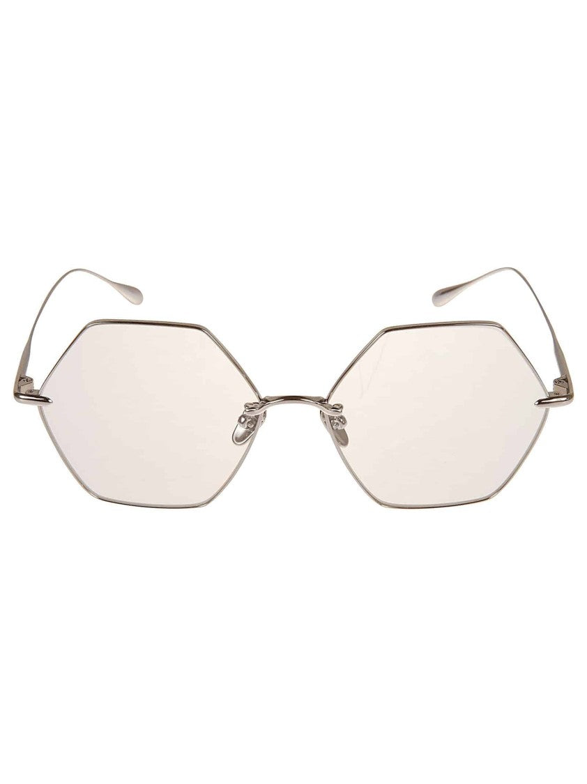 Eque M. California Signal Ss Geometric Hexagonal Sunglasses With Minimalist Metal Frame