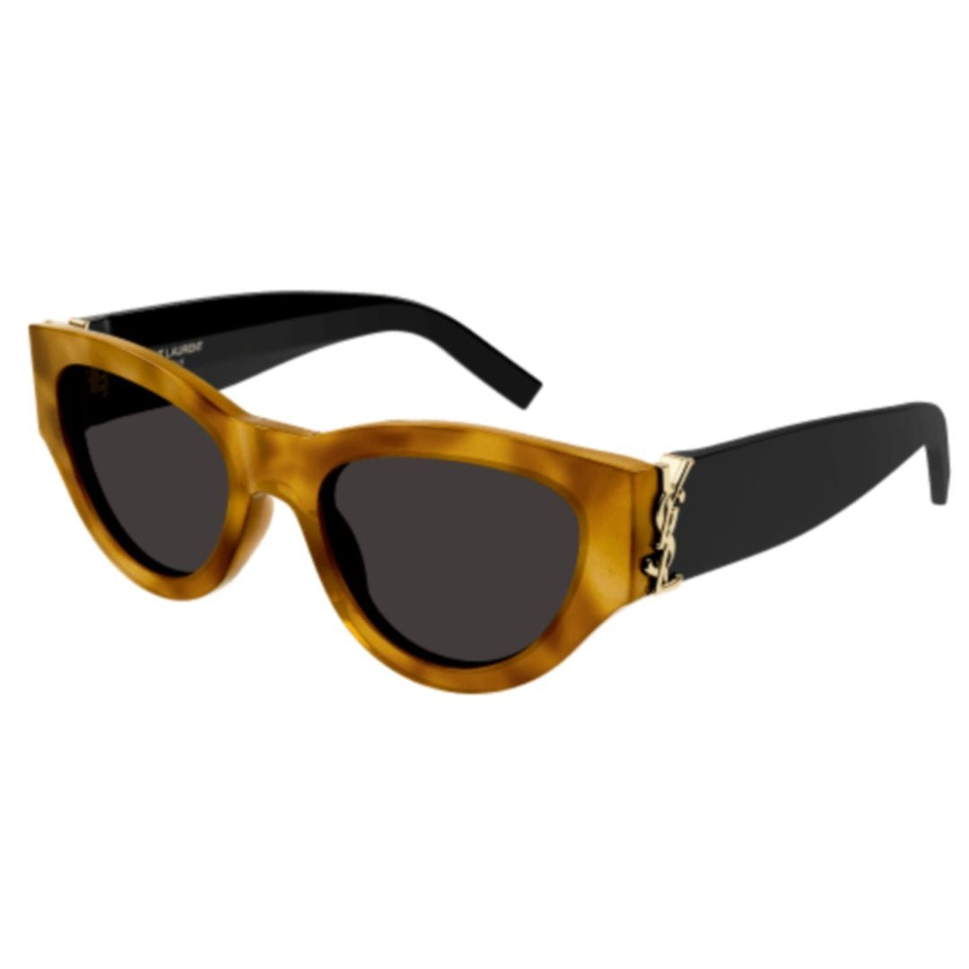 Saint Laurent Gold Sl M94 Tortoiseshell Cat-Eye Sunglasses