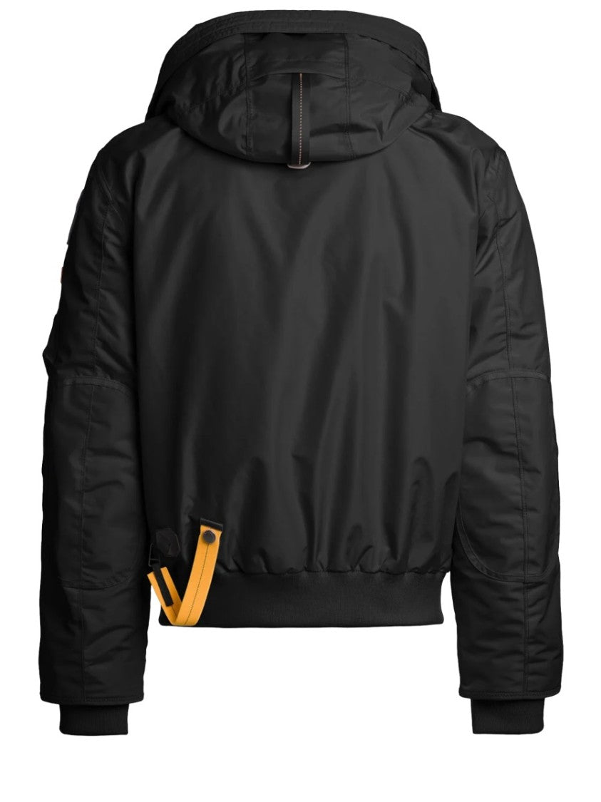 Parajumpers Matte Black Hooded Bomber Jacket