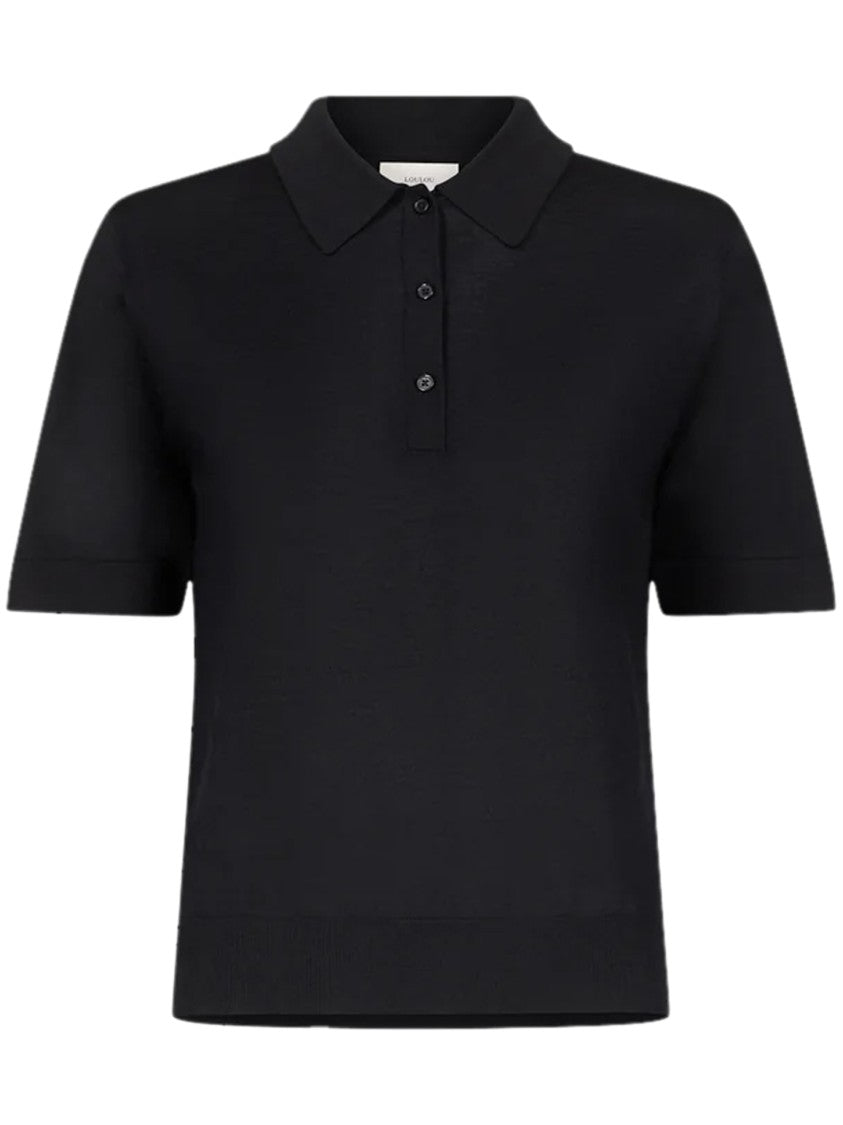 Loulou De Saison Short-Sleeved Polo Shirt With Boxy Fit