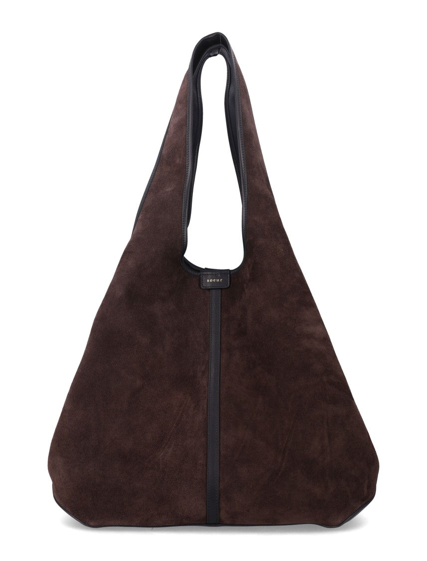 Soeur Douce Suede Leather Tote Bag